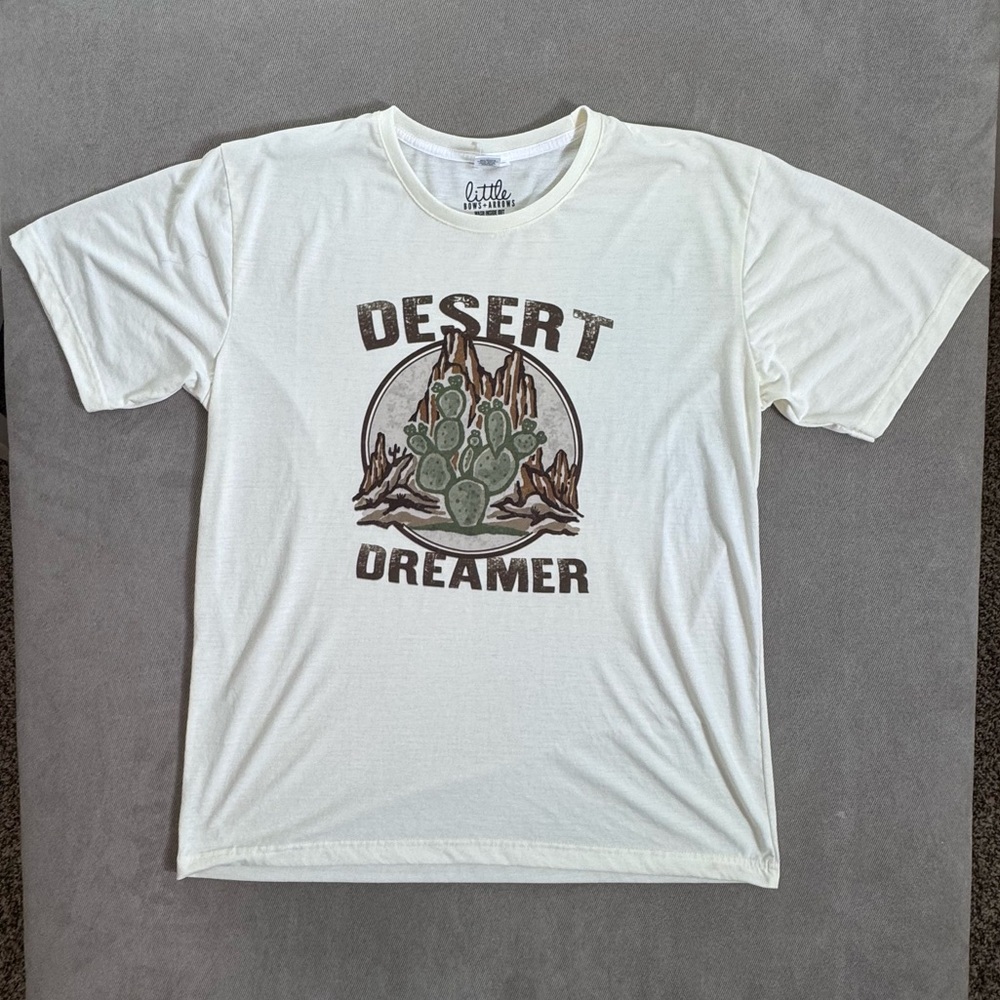 Desert Dreamer Cactus T-Shirt Short Sleeve Size XL